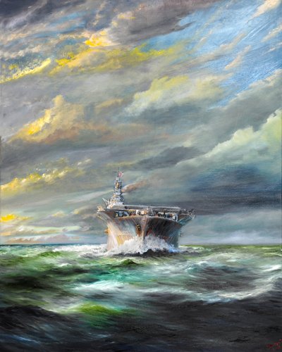 USS Enterprise kehrt nach Pearl zurück, 2019 von Vincent Alexander Booth